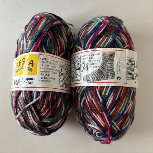 Regia jacquard color - 2 balls - hand knitting socks - Picture 1 of 3
